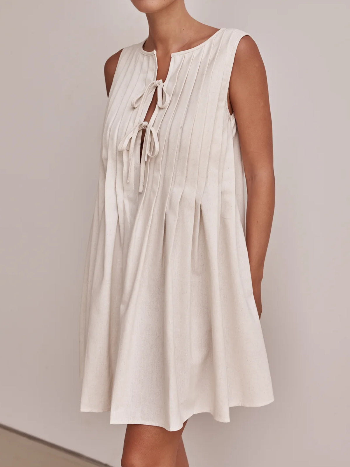 Bow Tie Front Tank Dress