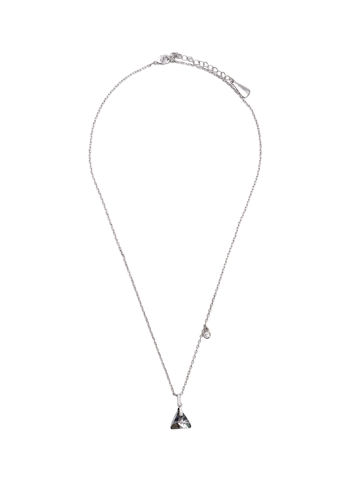 Geometric Crystal Pendant Necklace