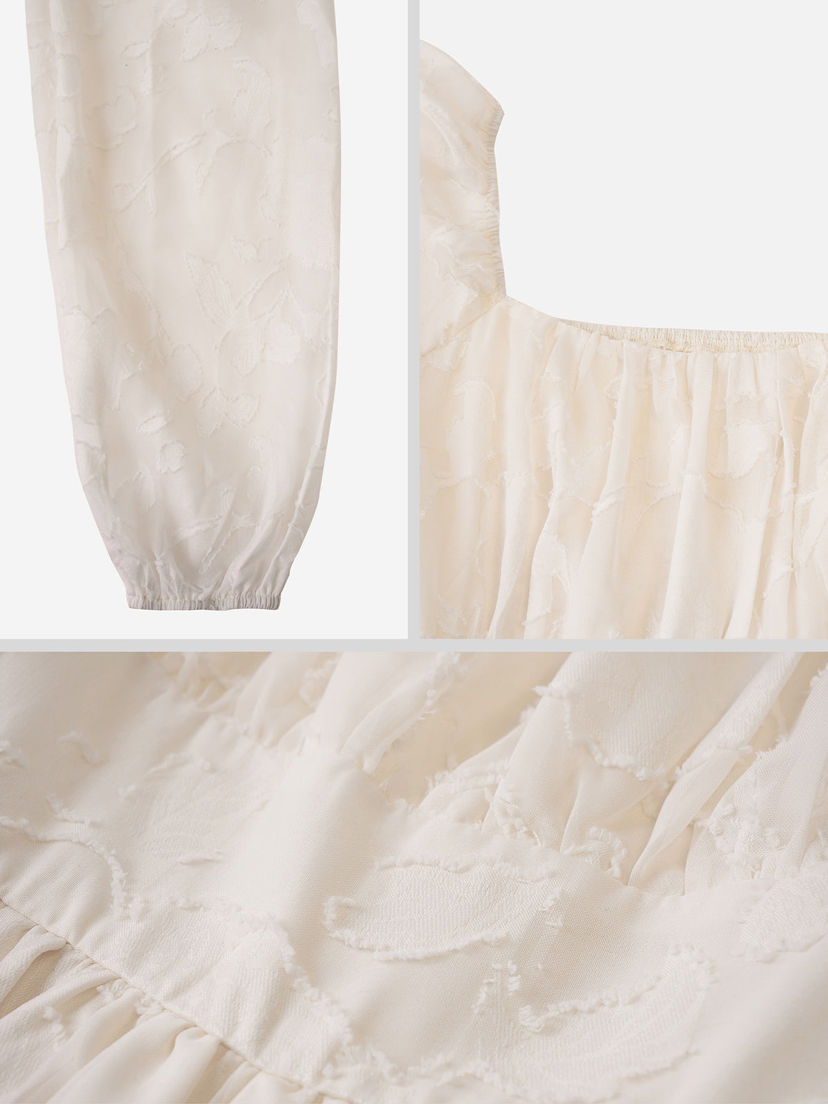 Square Neck Floral Dress