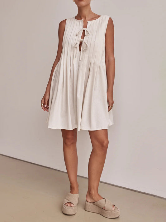 Bow Tie Front Tank Dress