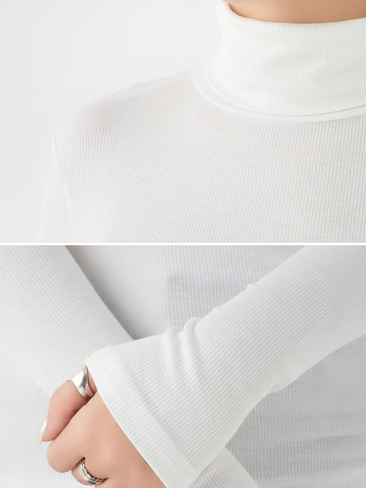 Mid-neck Tight T-shirt