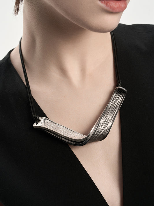 Alloy Curved Necklace