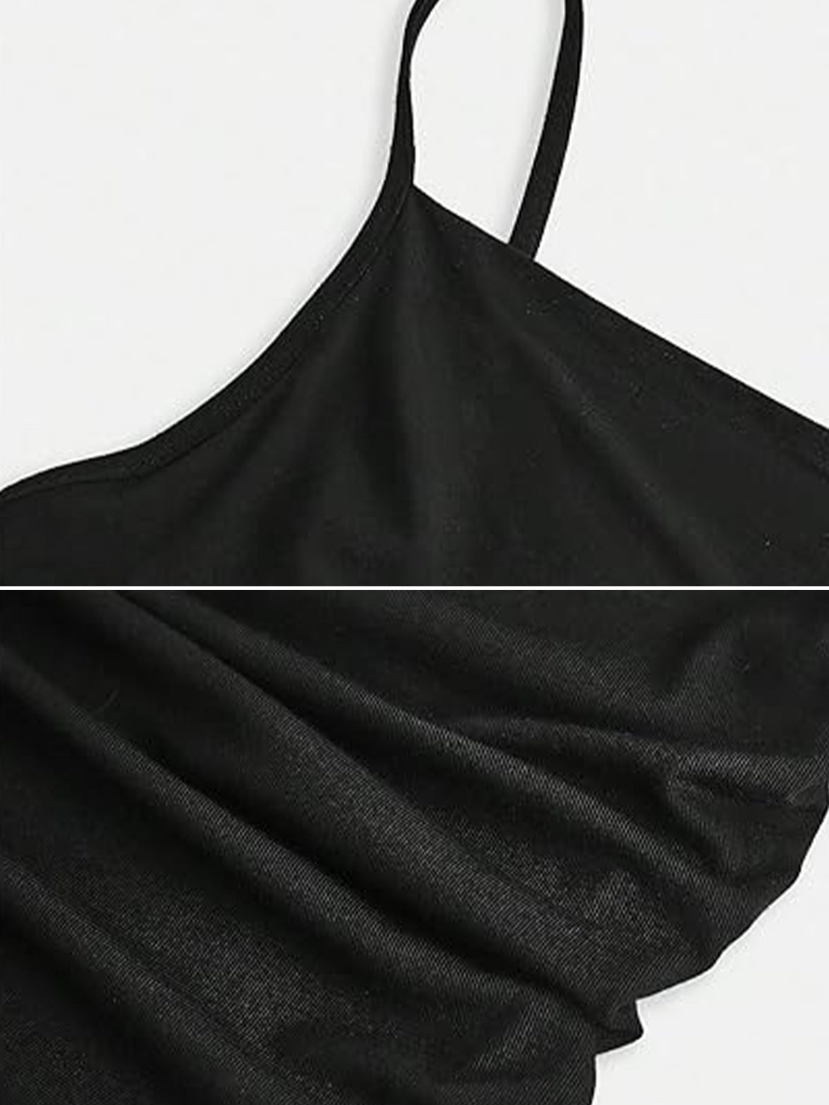 Spaghetti Straps Pleated Dress
