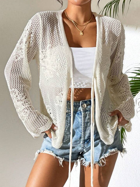 Hollow Out Bikini Cover-Up