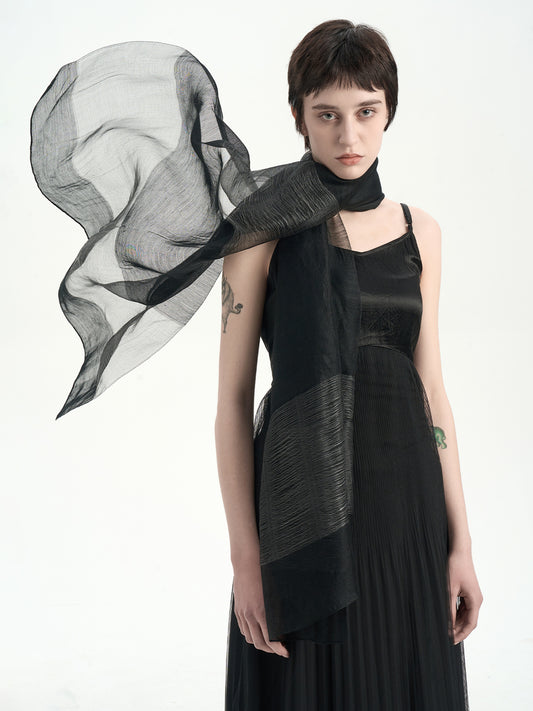 Beach Silk Wool Shawl Scarf