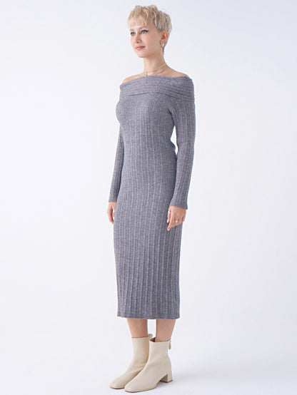 Off  The Shoulder Knit  Dress