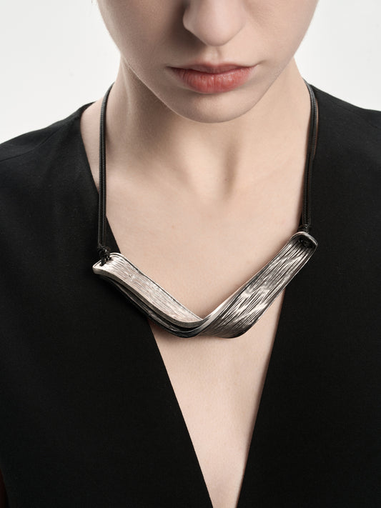 Alloy Curved Necklace