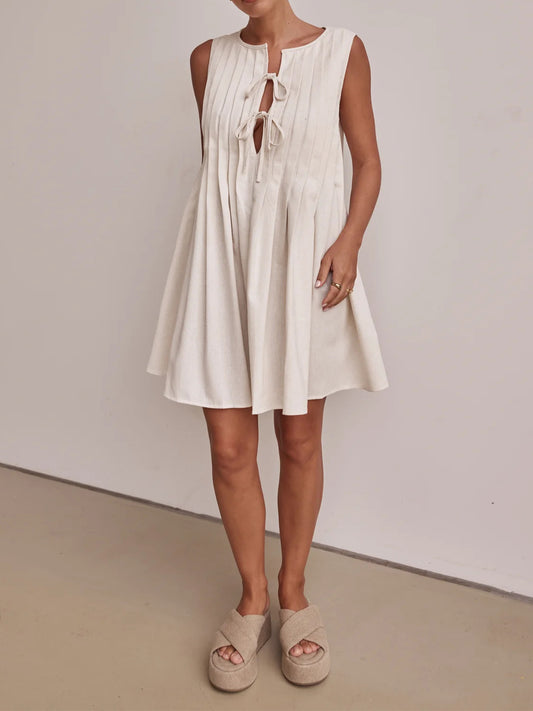 Bow Tie Front Tank Dress