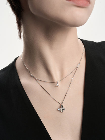 Butterfly Double Necklace