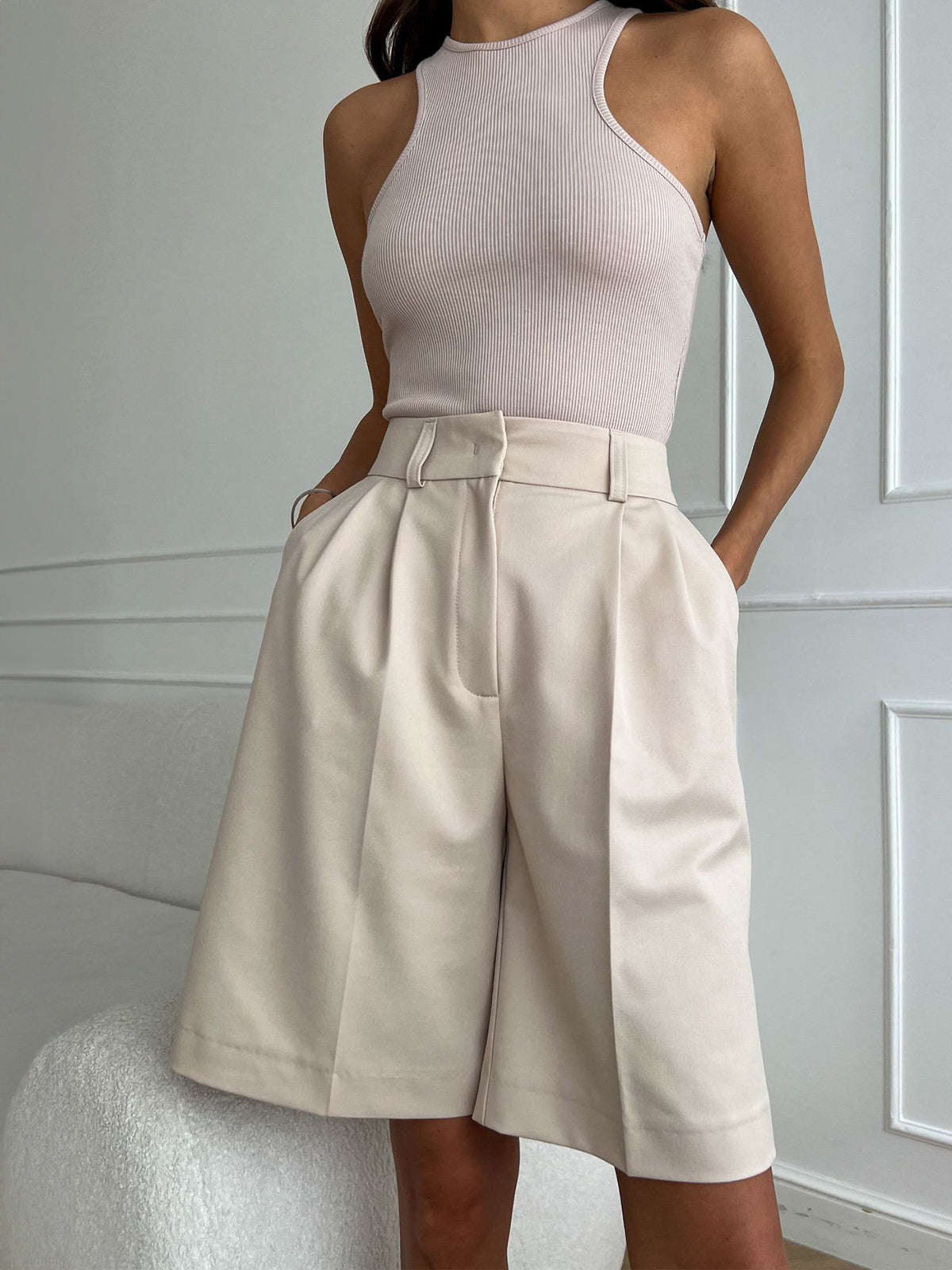 Loose Suit Shorts