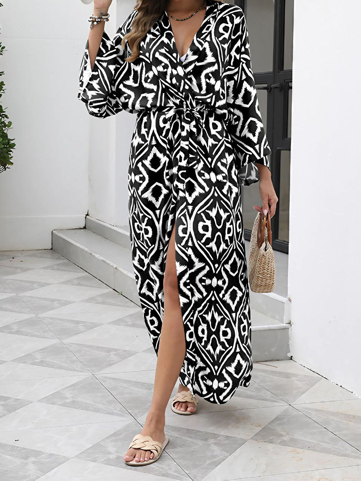 Printed Swimsuit Cover-up