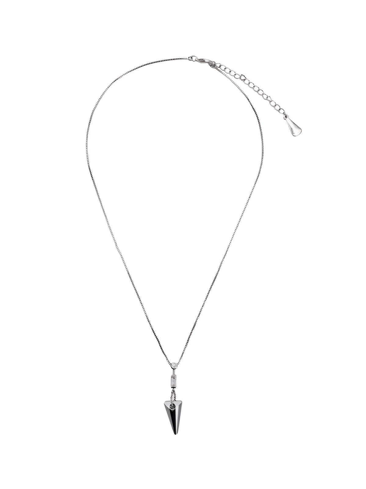 Arrow Triangle Crystal Necklace