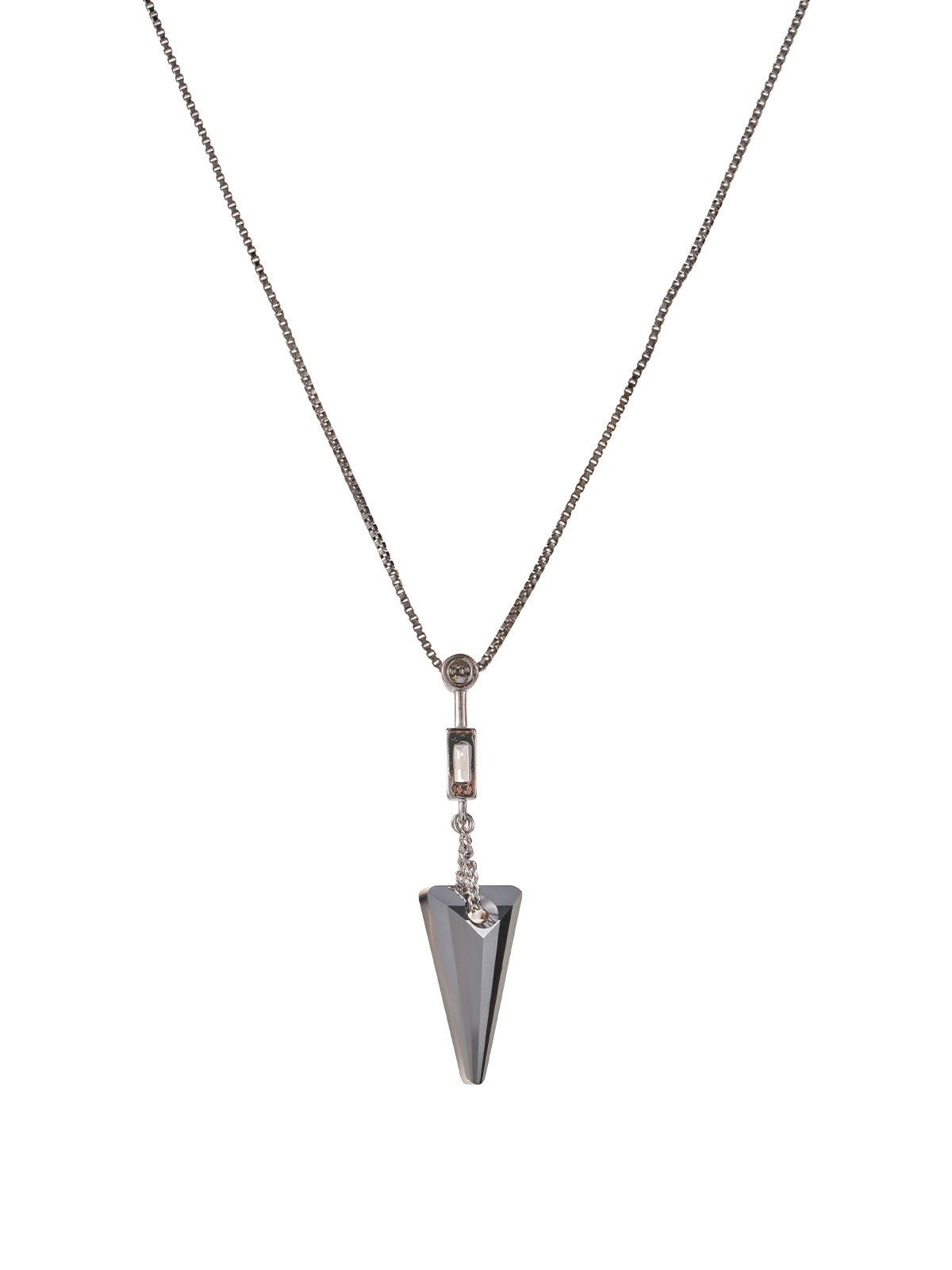 Arrow Triangle Crystal Necklace