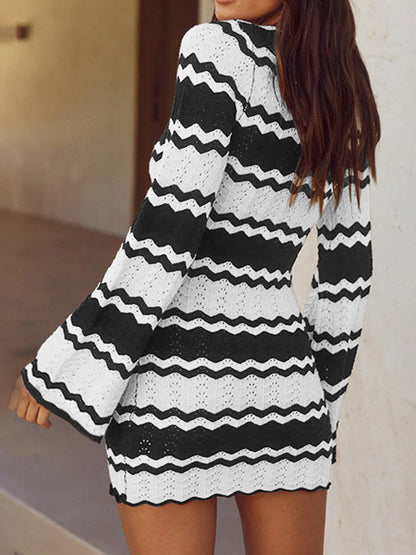 Plunging Neck Strappy Cover-up