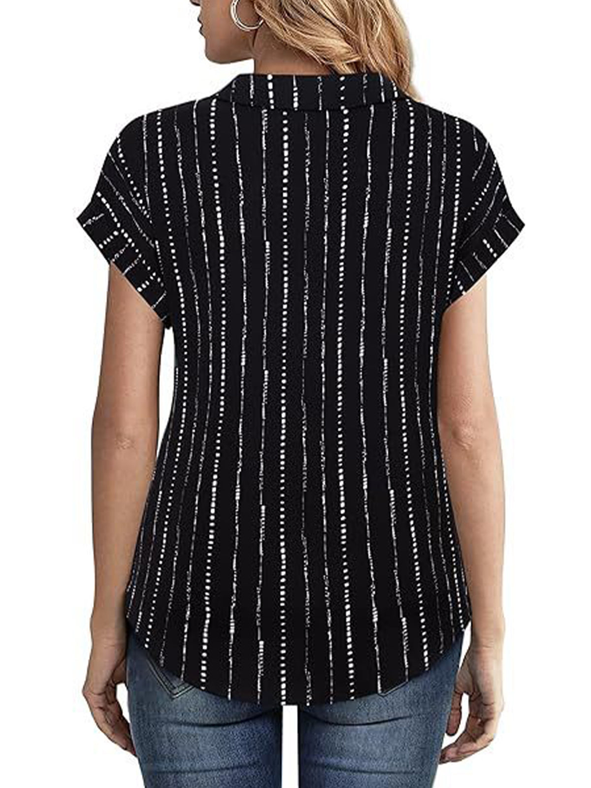 Stripe Short Sleeve Shirts