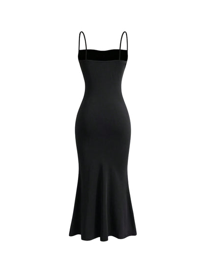 Spaghetti Straps Pleated Dress
