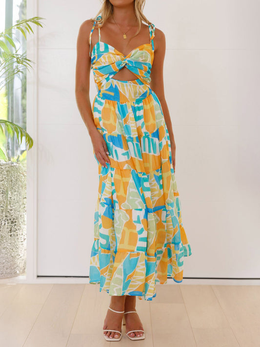 Ruffle Smocked Tiered Dress
