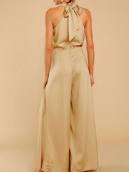 Sleeveless Strapless High Waisted Jumpsuit