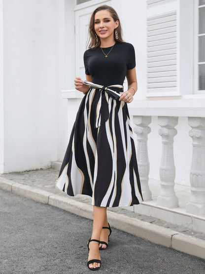 Striped Casual Dress